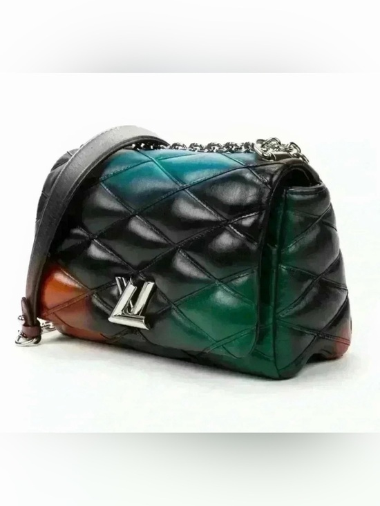 Louis Vuitton Handbags - Louis Vuitton Shoulder bag Twist Puff in Black/Multicolour Calfskin leather